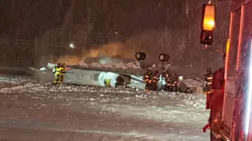 El avión accidentado El avión accidentado
