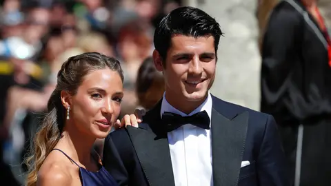 Álvaro Morata y Alice Campello Álvaro Morata y Alice Campello