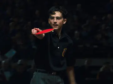 Timothée Chalamet en Marty Supreme Timothée Chalamet en Marty Supreme