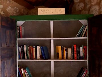 Lavadero en un pueblo de Burgos convertido en biblioteca