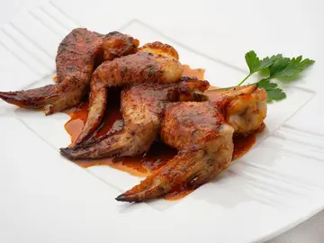 Alitas de pollo asadas a la naranja Alitas de pollo asadas a la naranja