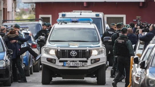 Llegada a declarar al juzgado del hombre que confesó el crimen del menor de 13 años, amigo de su hijo Llegada a declarar al juzgado del hombre que confesó el crimen del menor de 13 años, amigo de su hijo