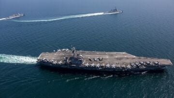 Imagen de archivo del portaaviones 'USS Abraham Lincoln'