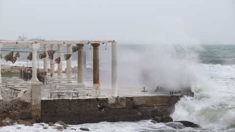 Efectos del temporal en M&aacute;laga