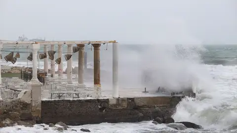 Efectos del temporal en Málaga Efectos del temporal en Málaga