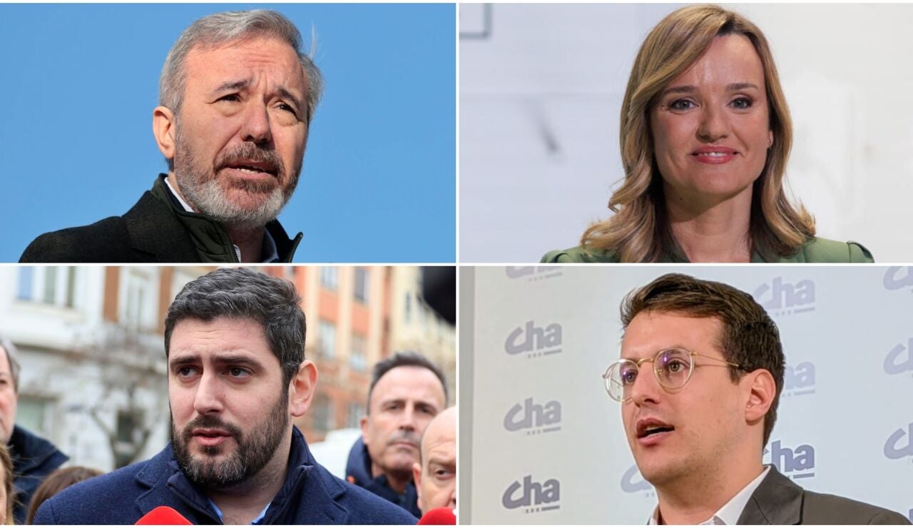 Candidatos de las elecciones de Arag&oacute;n 2026