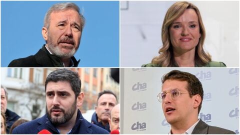 Candidatos de las elecciones de Arag&oacute;n 2026