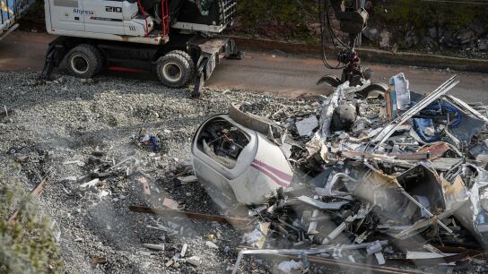 Imagen del accidente de tren en Adamuz