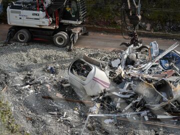 Imagen del accidente de tren en Adamuz