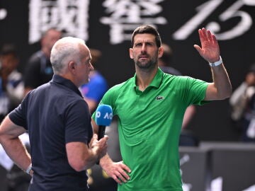 Novak Djokovic, tras el partido ante Lorenzo Musetti