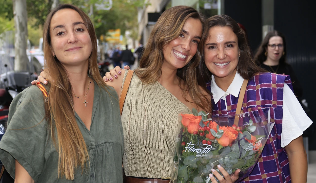 María, Marta y Lucía Pombo ante las cámaras