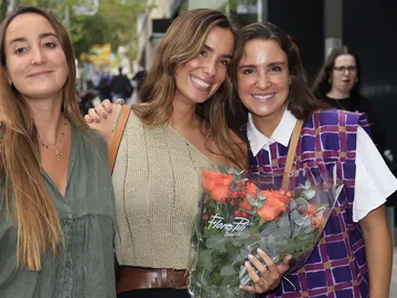 María, Marta y Lucía Pombo ante las cámaras María, Marta y Lucía Pombo ante las cámaras