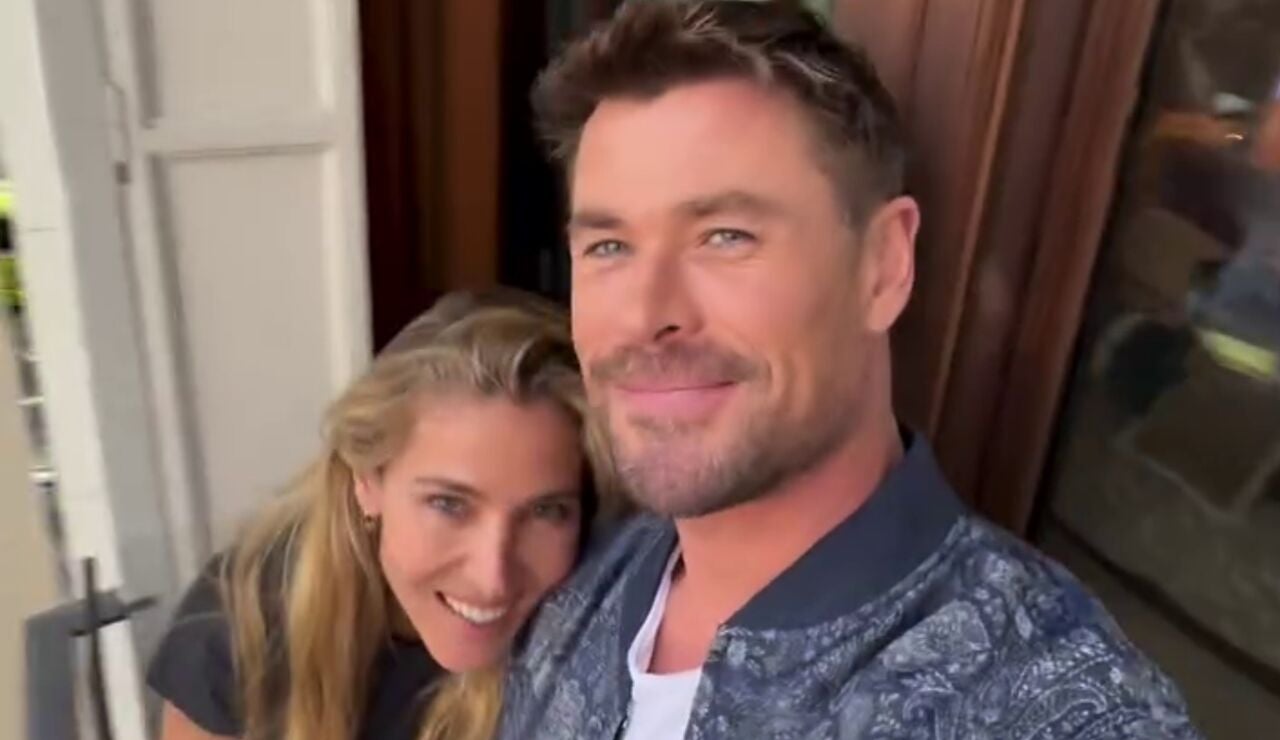 Chris Hemsworth y Elsa Pataky en Madrid