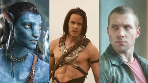 Sam Worthington, Taylor Kitsch y Jai Courtney Sam Worthington, Taylor Kitsch y Jai Courtney