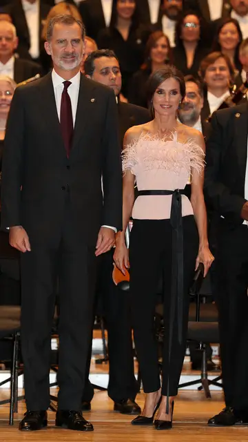 Felipe y Letizia en un concierto Felipe y Letizia en un concierto