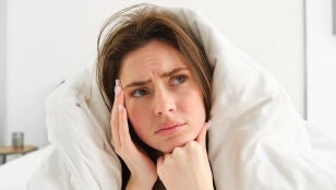 Una mujer muy cansada