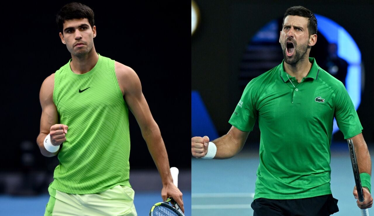 Carlos Alcaraz - Novak Djokovic, la final del Open de Australia 2026