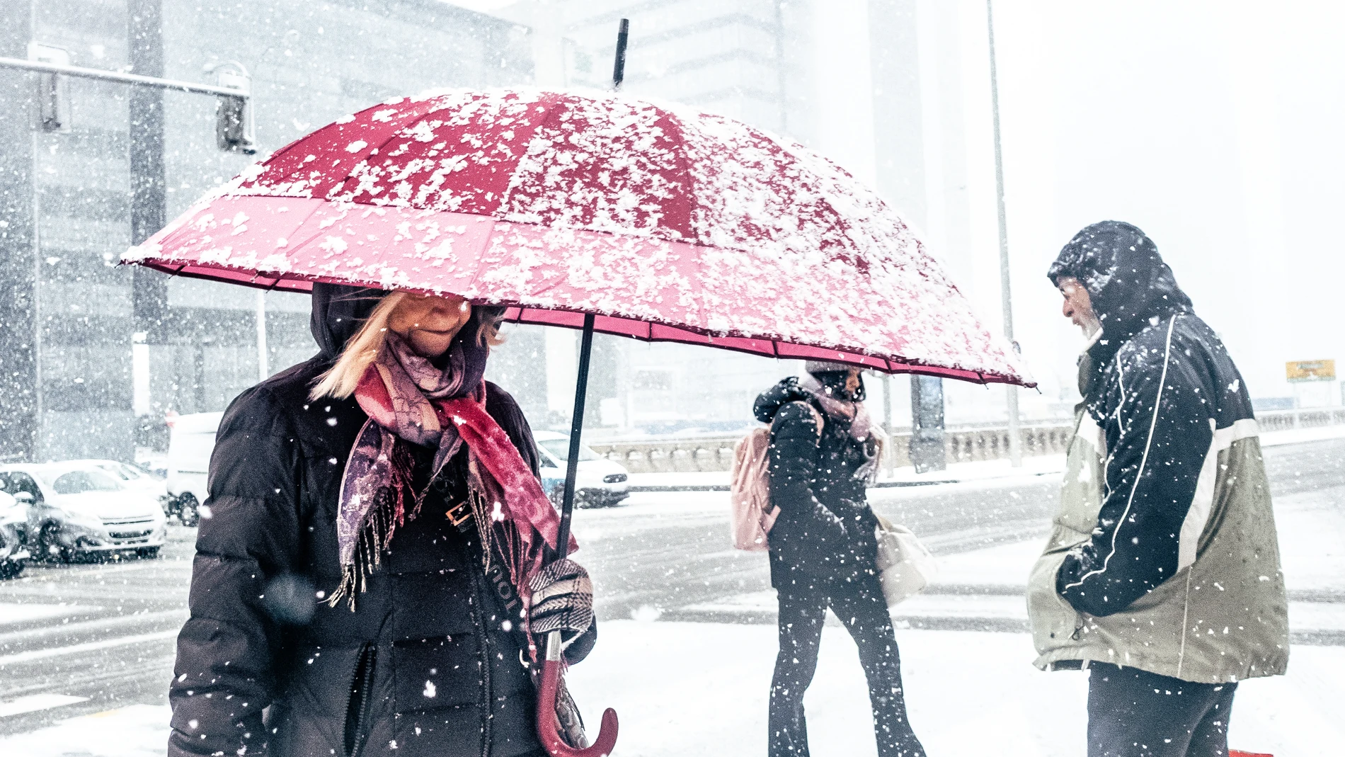 Imagen de archivo de nieve. Imagen de archivo de nieve.