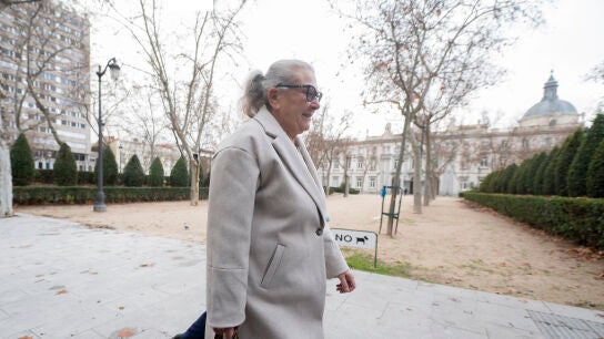 La investigada Carmen Pano a su llegada a la Audiencia Nacional para declarar por el &lsquo;caso hidrocarburos&rsquo;, a 30 de enero de 2026, en Madrid (Espa&ntilde;a). 