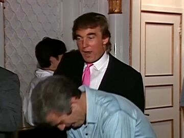 Imagen de Donald Trump y de Epstein