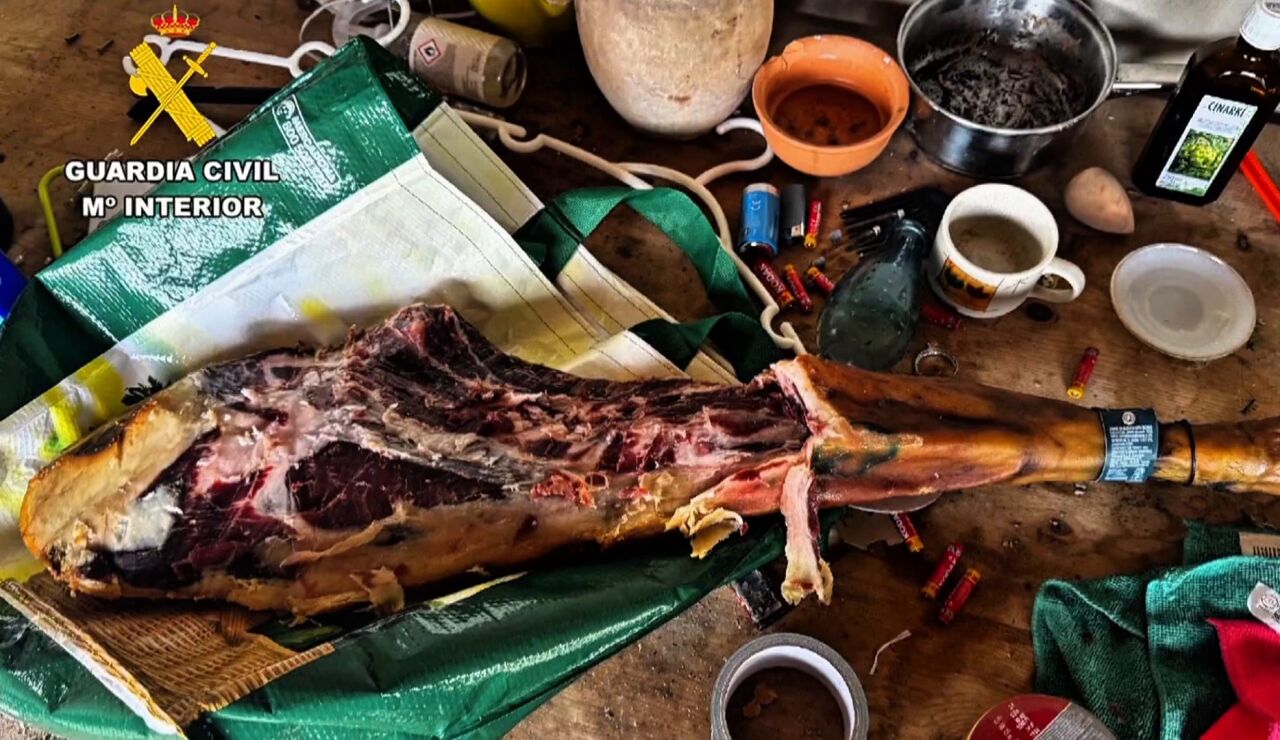 Imagen del jam&oacute;n ib&eacute;rico robado