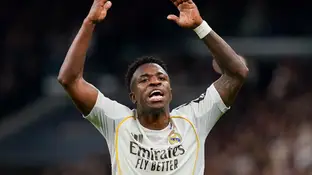 La reacción de Vinícius a los pitos el Bernabéu La reacción de Vinícius a los pitos el Bernabéu