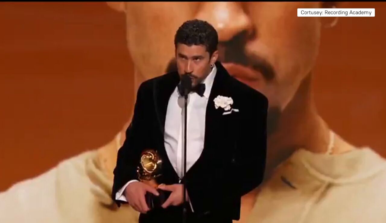 Bad Bunny con el Grammy