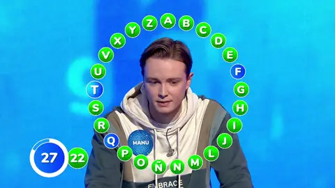 De la remontada... ¿al bote? Manu aprovecha el tropiezo de Rosa en El Rosco De la remontada... ¿al bote? Manu aprovecha el tropiezo de Rosa en El Rosco