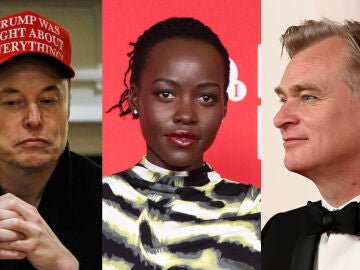Elon Musk, Lupita Nyong'o y Christopher Nolan