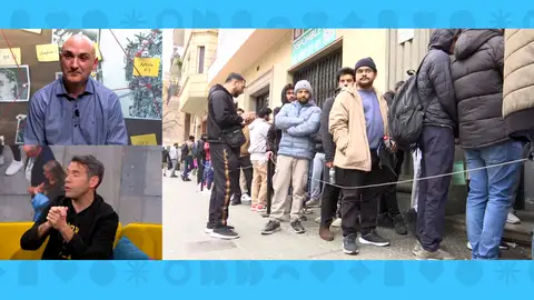 Rifirrafe entre Rubén Amón y Serafín Giraldo. Rifirrafe entre Rubén Amón y Serafín Giraldo.