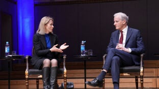 Kaja Kallas, jefa de la diplomacia europea, en Oslo