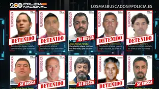 Detienen a Julio Herrera Nieto, uno de los diez delincuentes más buscados, por tráfico de drogas y tenencia ilícita de armas Imagen de los diez delincuentes más buscados tras la detención de Julio Herrera Nieto