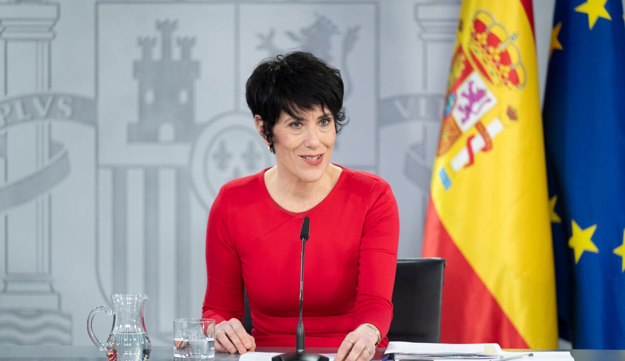 La ministra de Inclusi&oacute;n Seguridad Social y Migracioneas y portavoz del Gobierno, Elma Saiz.