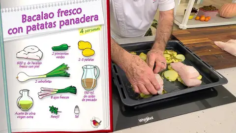 Ingredientes Bacalao fresco con patatas panadera Ingredientes Bacalao fresco con patatas panadera