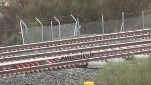 Trabajos de reparaci&oacute;n de las v&iacute;as en Adamuz