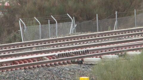 Trabajos de reparaci&oacute;n de las v&iacute;as en Adamuz