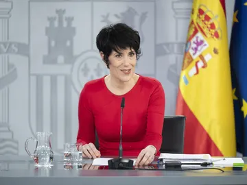 Elma Saiz en la rueda de prensa posterior al Consejo de Ministros Elma Saiz en la rueda de prensa posterior al Consejo de Ministros