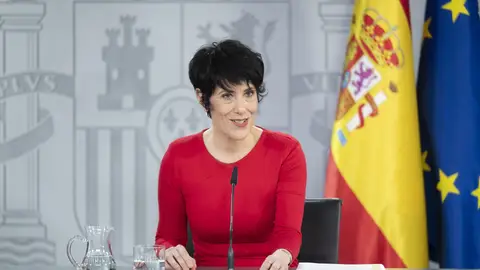 Elma Saiz en la rueda de prensa posterior al Consejo de Ministros Elma Saiz en la rueda de prensa posterior al Consejo de Ministros