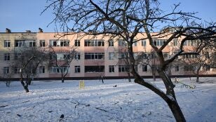 Una escuela de primaria atacada en Ucrania