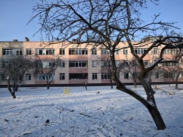 Una escuela de primaria atacada en Ucrania