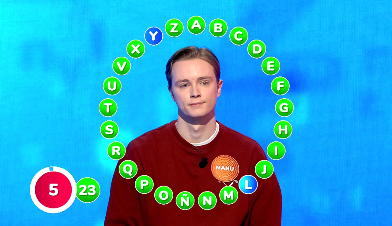 Manu acaricia el bote con 23 aciertos en El Rosco y Rosa se aferra a la heroica