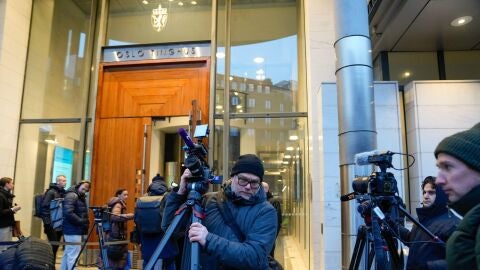 El Tribunal de Oslo en el primer día de juicio a Marius Borg