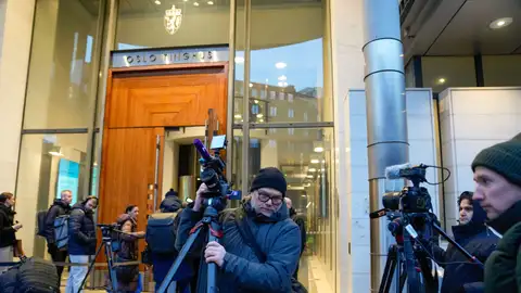 El Tribunal de Oslo en el primer día de juicio a Marius Borg El Tribunal de Oslo en el primer día de juicio a Marius Borg