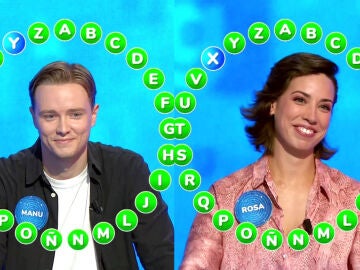Las ocho veces que Manu y Rosa lograron 24 aciertos en Pasapalabra