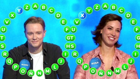 Las ocho veces que Manu y Rosa lograron 24 aciertos en Pasapalabra