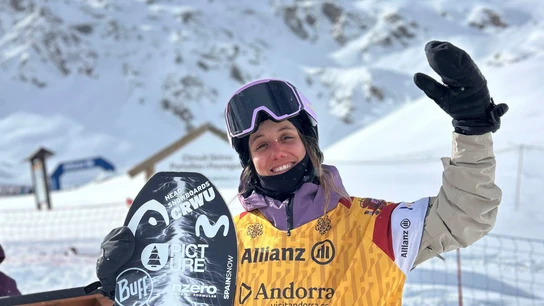 Núria Castán, en Ordino Arcalís Núria Castán, en Ordino Arcalís