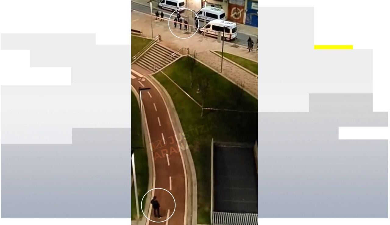 V&iacute;deo joven que perdi&oacute; test&iacute;culo en una protesta en Bilbao