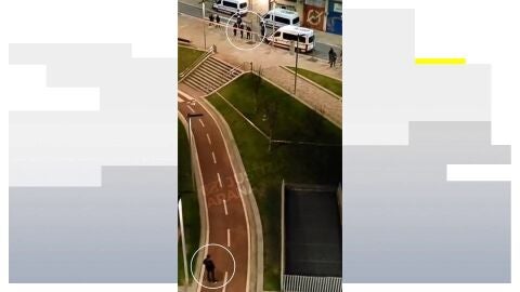 V&iacute;deo joven que perdi&oacute; test&iacute;culo en una protesta en Bilbao