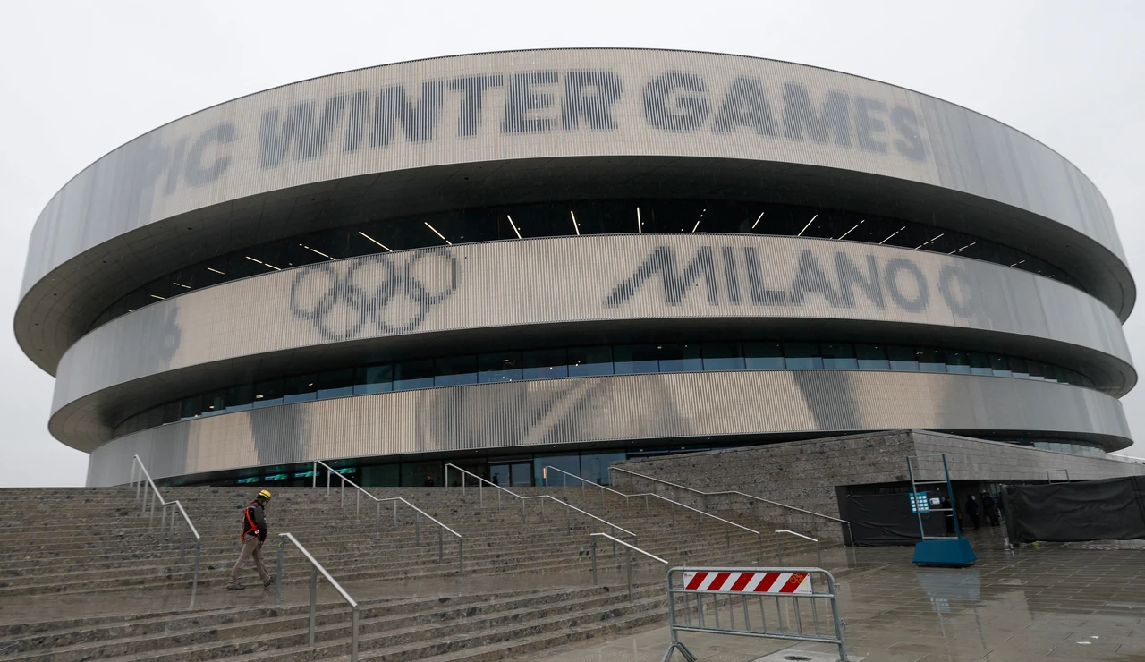 Exterior del Milano Santagiulia Ice Hockey Arena