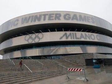 Exterior del Milano Santagiulia Ice Hockey Arena
